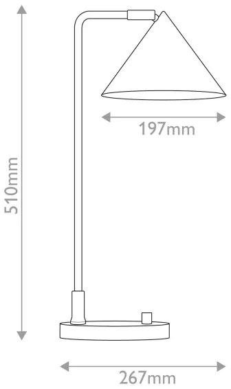 Alora Mood ALM-REMYCK-TL-GD - REMYCK asztali lámpa 1xE27/60W/230V aranyszínű