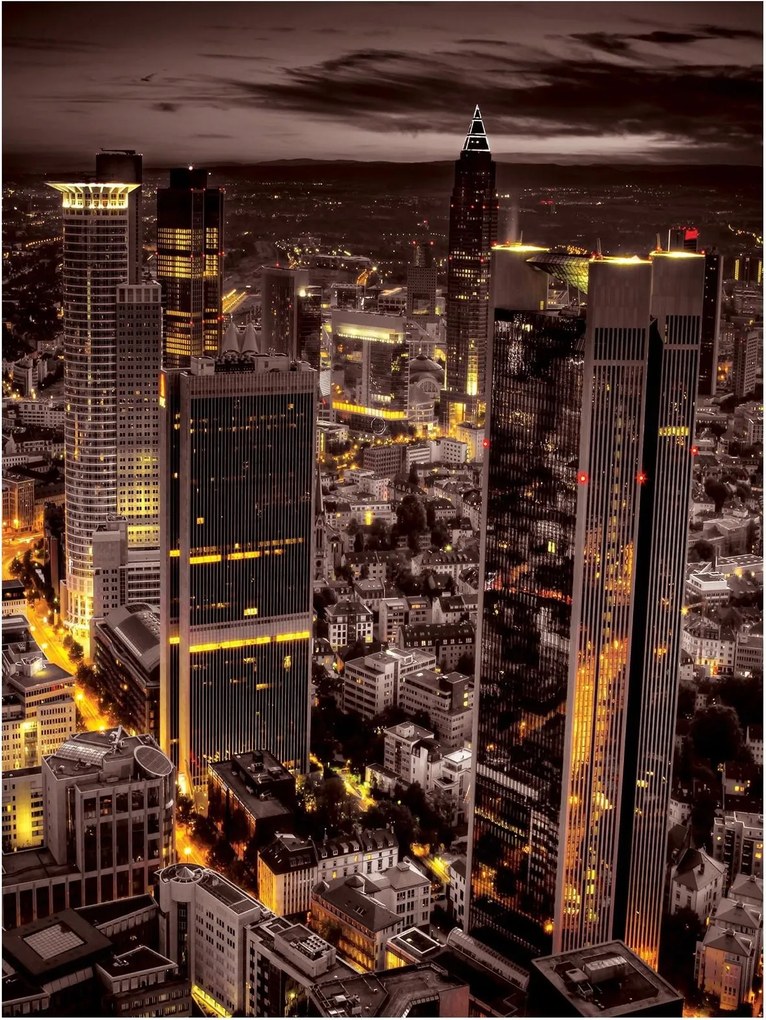 Fotótapéta Város Éjszakai Fények Város 184x254