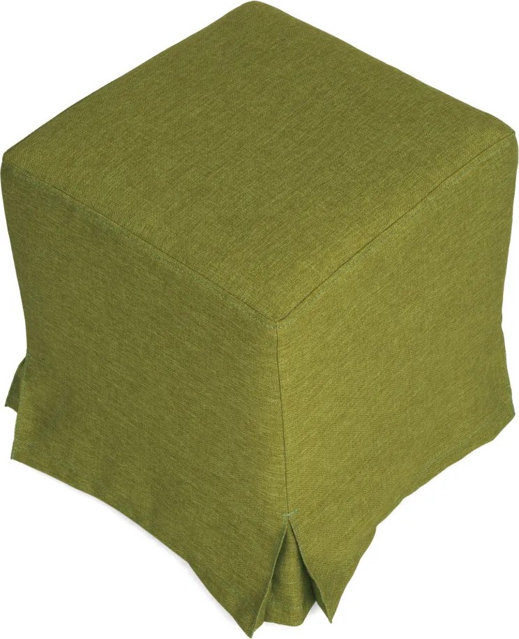 Cube H puff huzattal - S22 szövet - zöld R