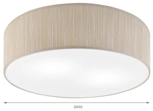 Mennyezeti lámpa SIRJA 2xE27/15W/230V, átm. 45 cm, bézs