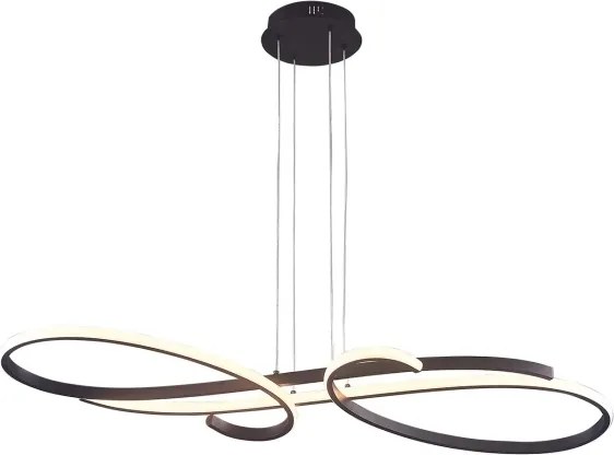 LED csillár kábelen VIOLIN LED/40W/230V, fekete