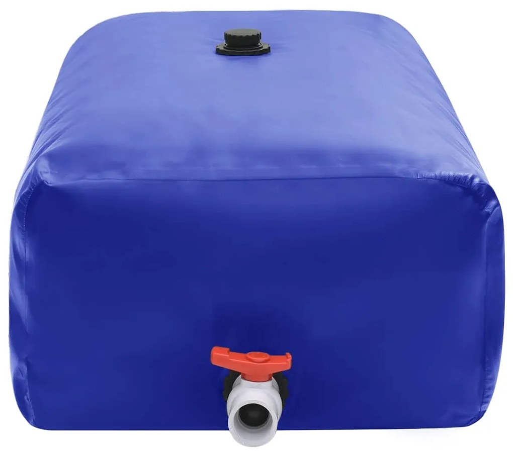 összecsukható PVC víztartály csappal 500 L