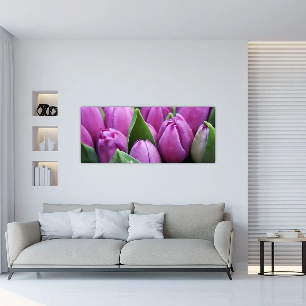 Kép - tulipánok (120x50 cm)