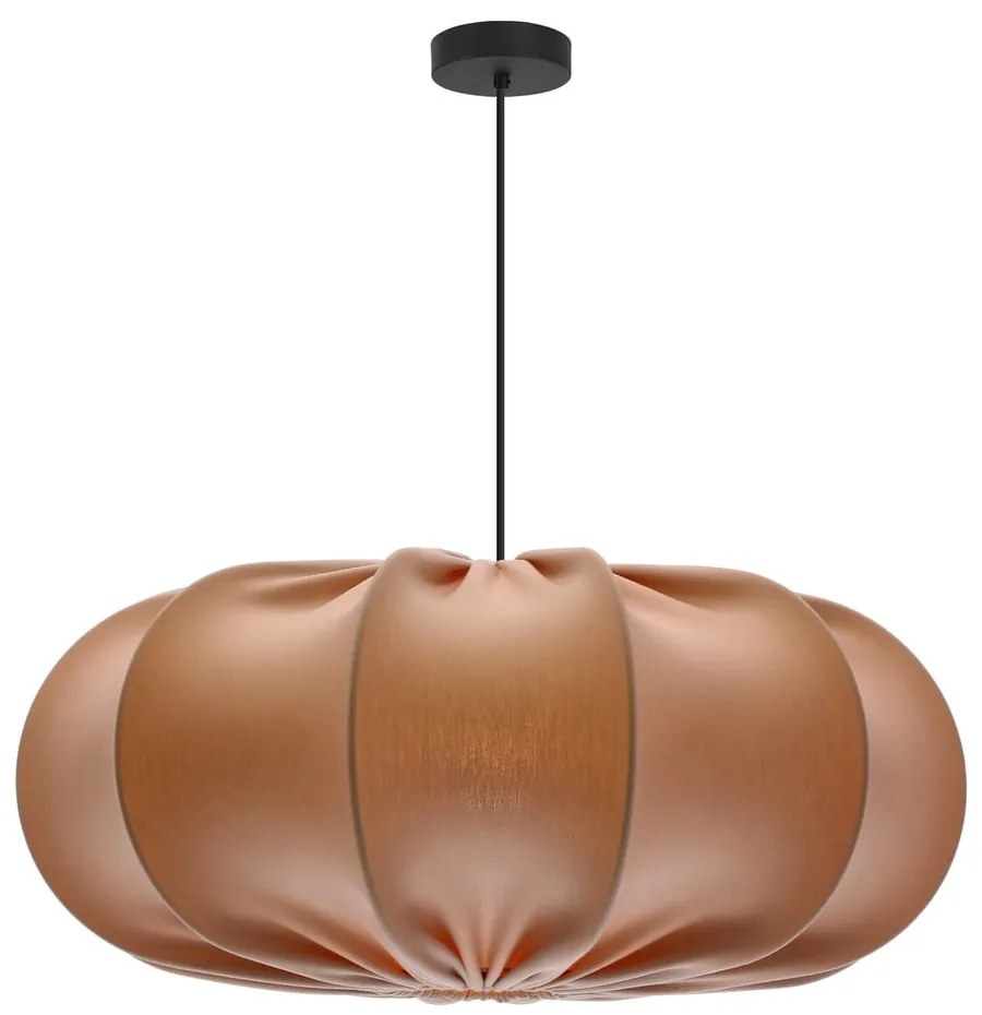 Bézs függőlámpa textil búrával ø 52 cm Cafee – Candellux Lighting