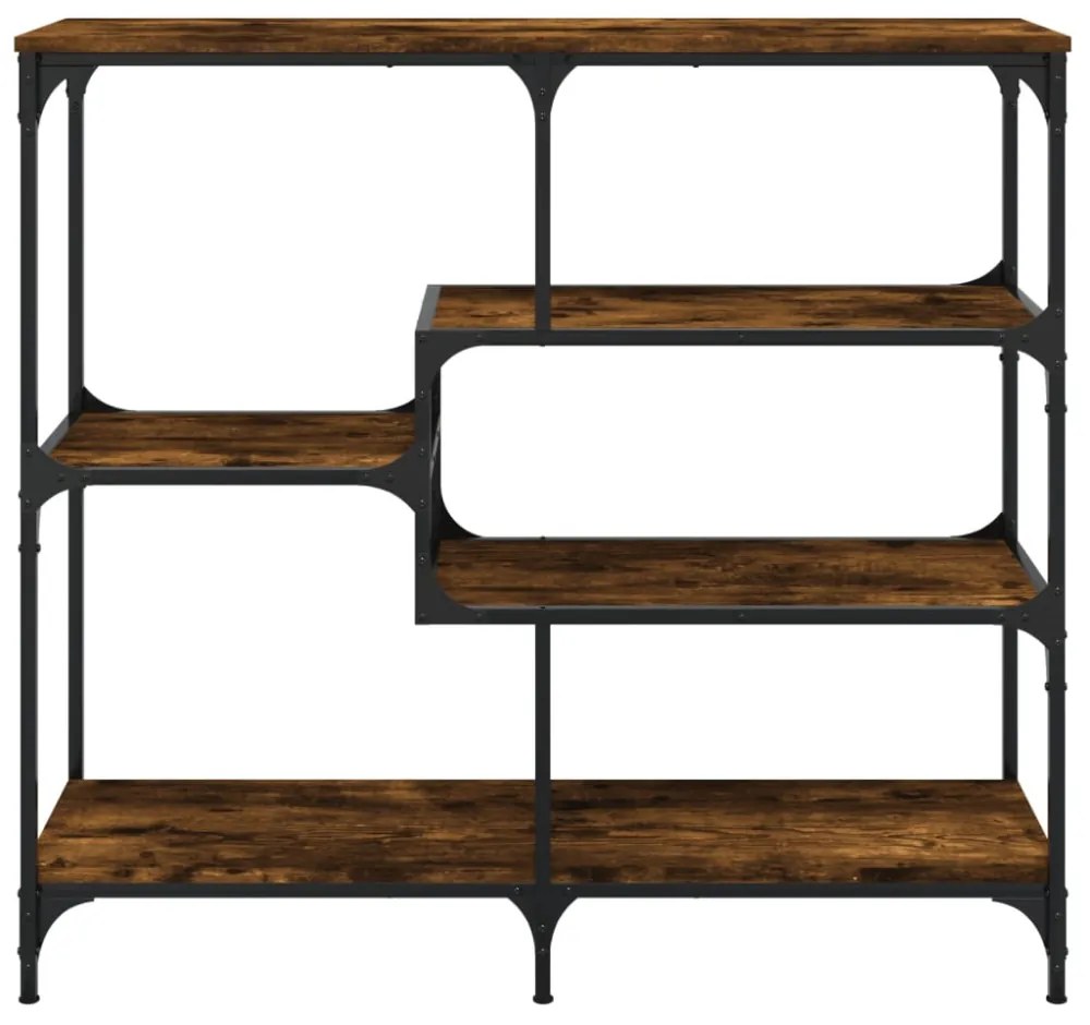 füstös tölgy színű szerelt fa tálalóasztal 103 x 32 x 95 cm