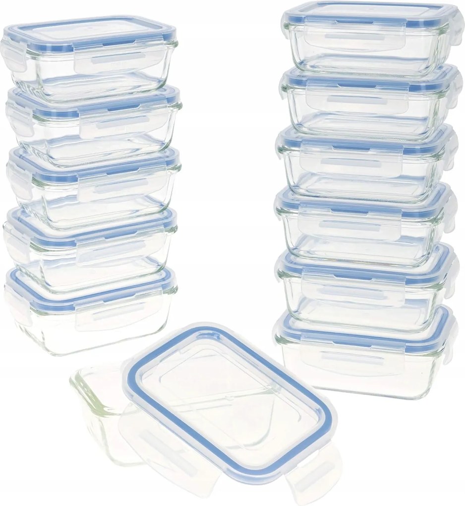 Aktive Max Home 12 db 330 ml-es légmentesen záródó üvegtartály