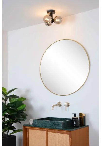 Lucide 74116/03/30 - Fürdőszobai mennyezeti lámpa TRUDY 3xG9/40W/230V IP44 fekete