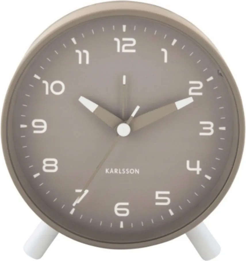Ébresztőóra elemes asztali óra hálószoba íróasztal szürke modern Orgullo