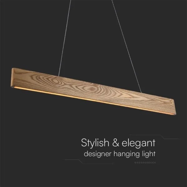 LED Csillár zsinóron LED/24W/230V 3000K barna