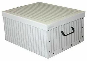 Compactor Nordic összecsukható tárolódoboz,  50 x 40 x 25 cm, szürke