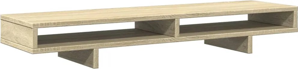 vidaXL sonoma tölgy színű szerelt fa monitorállvány 100 x 27 x 15 cm