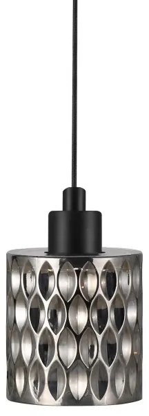 Nordlux - Csillár zsinóron HOLLYWOOD 1xE27/60W/230V füstös