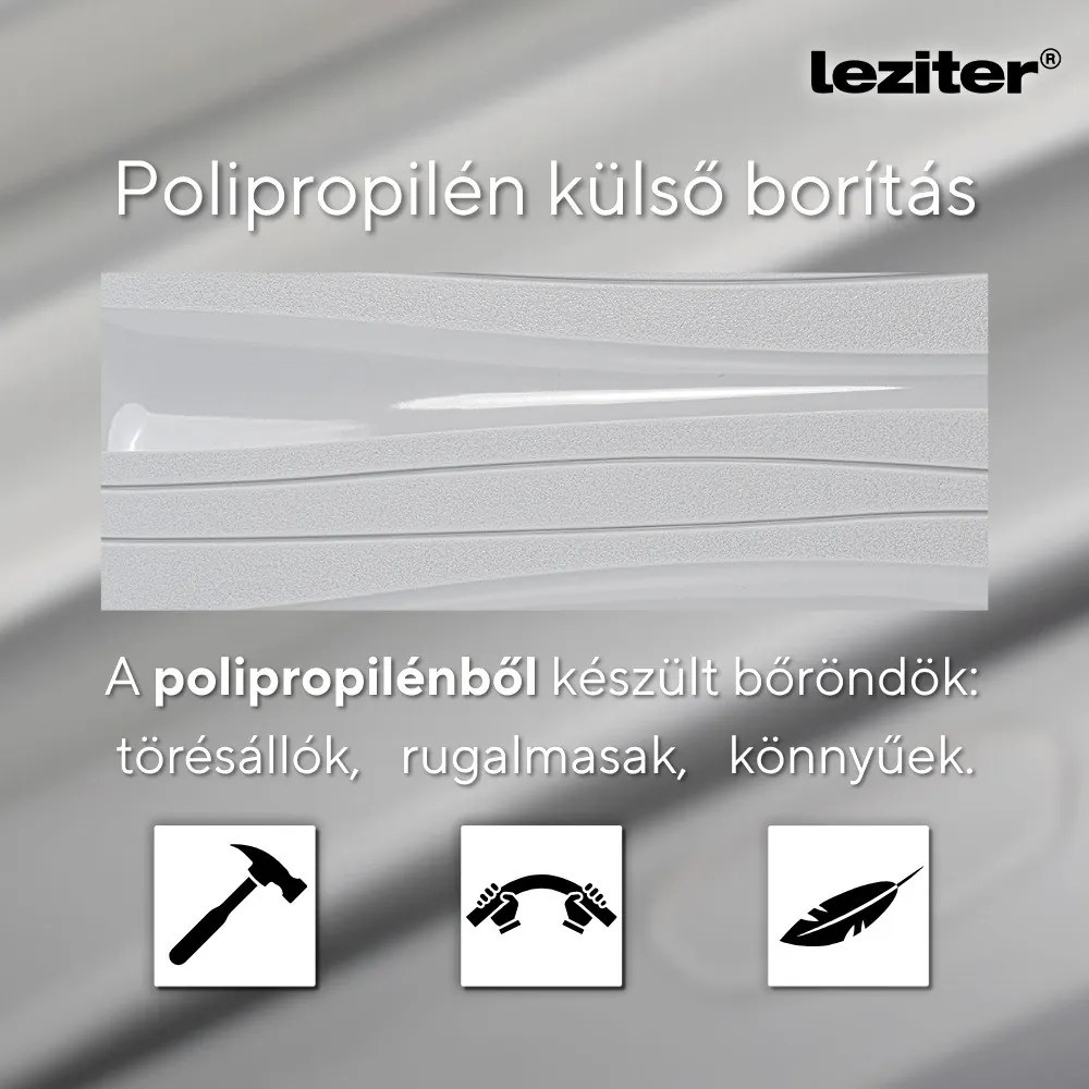 TraveLux Voyager III gurulós bőrönd szett szürke