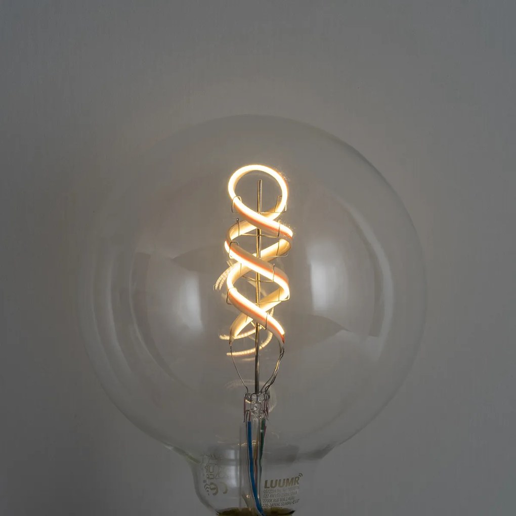 5 db Okos E27 Dimmelhető LED Izzó G125 RGBW 4W 250lm 2700K