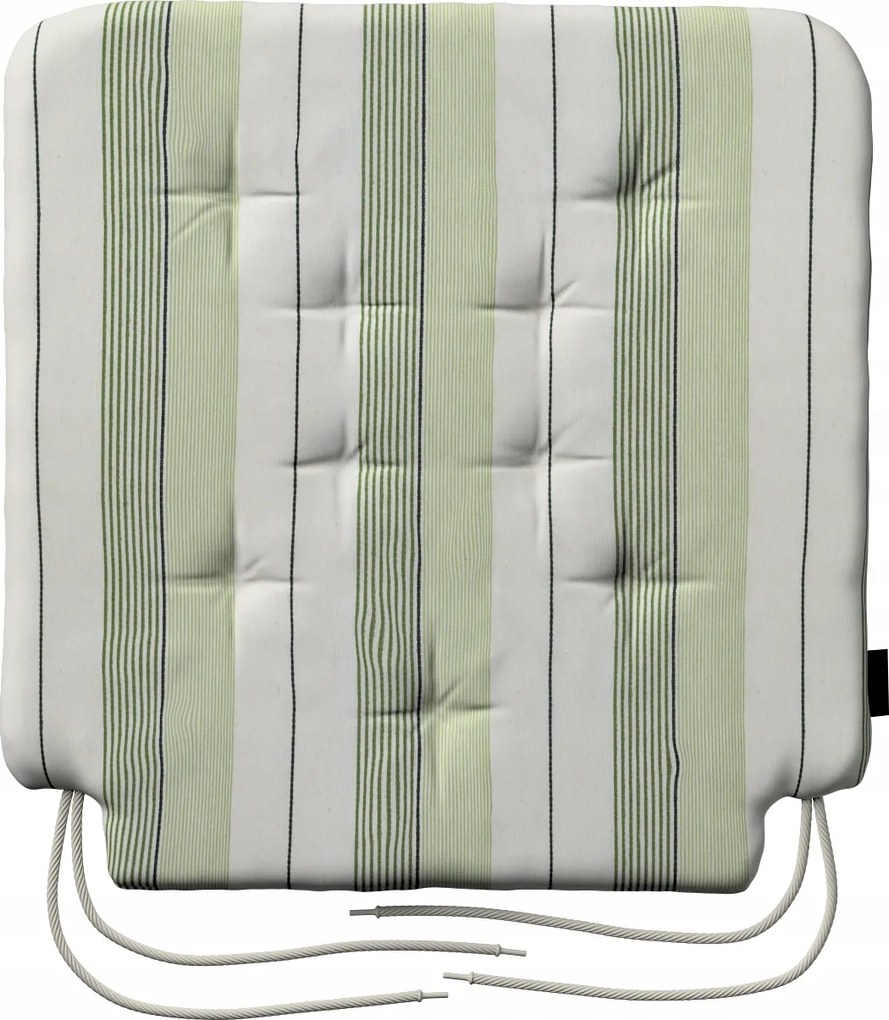 Olek székpárna 42x41 zöld csíkos