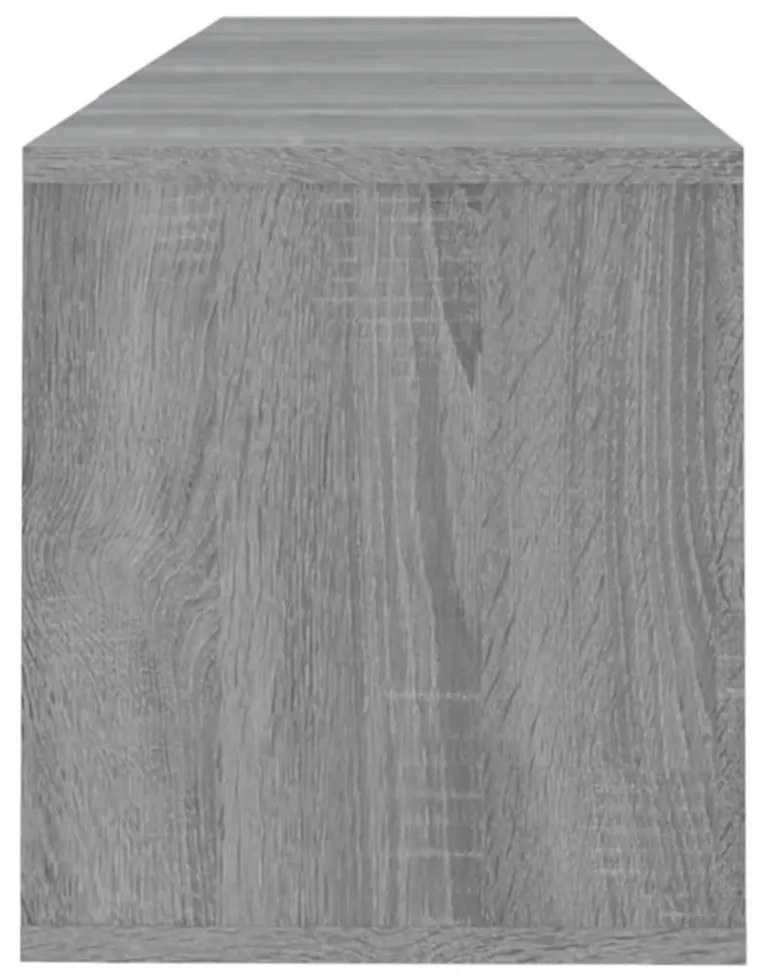 szürke sonoma színű szerelt fa TV-szekrény 120x30x40,5 cm