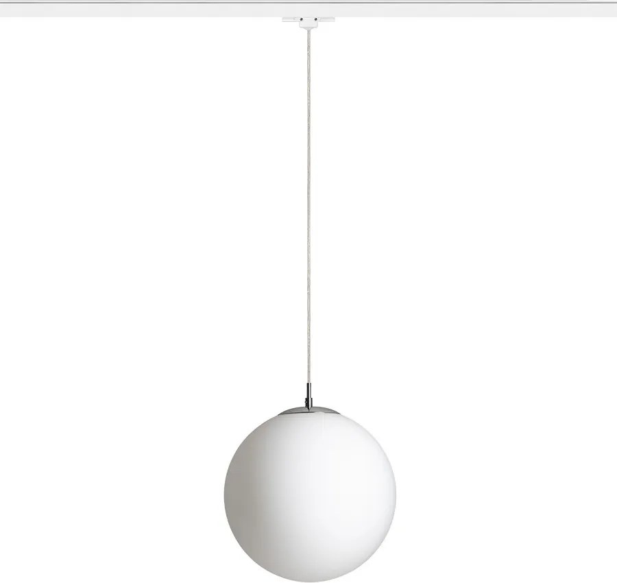 RENDL LUNA 30 háromáramkörös sínre opálüveg/króm 230V LED E27 15W