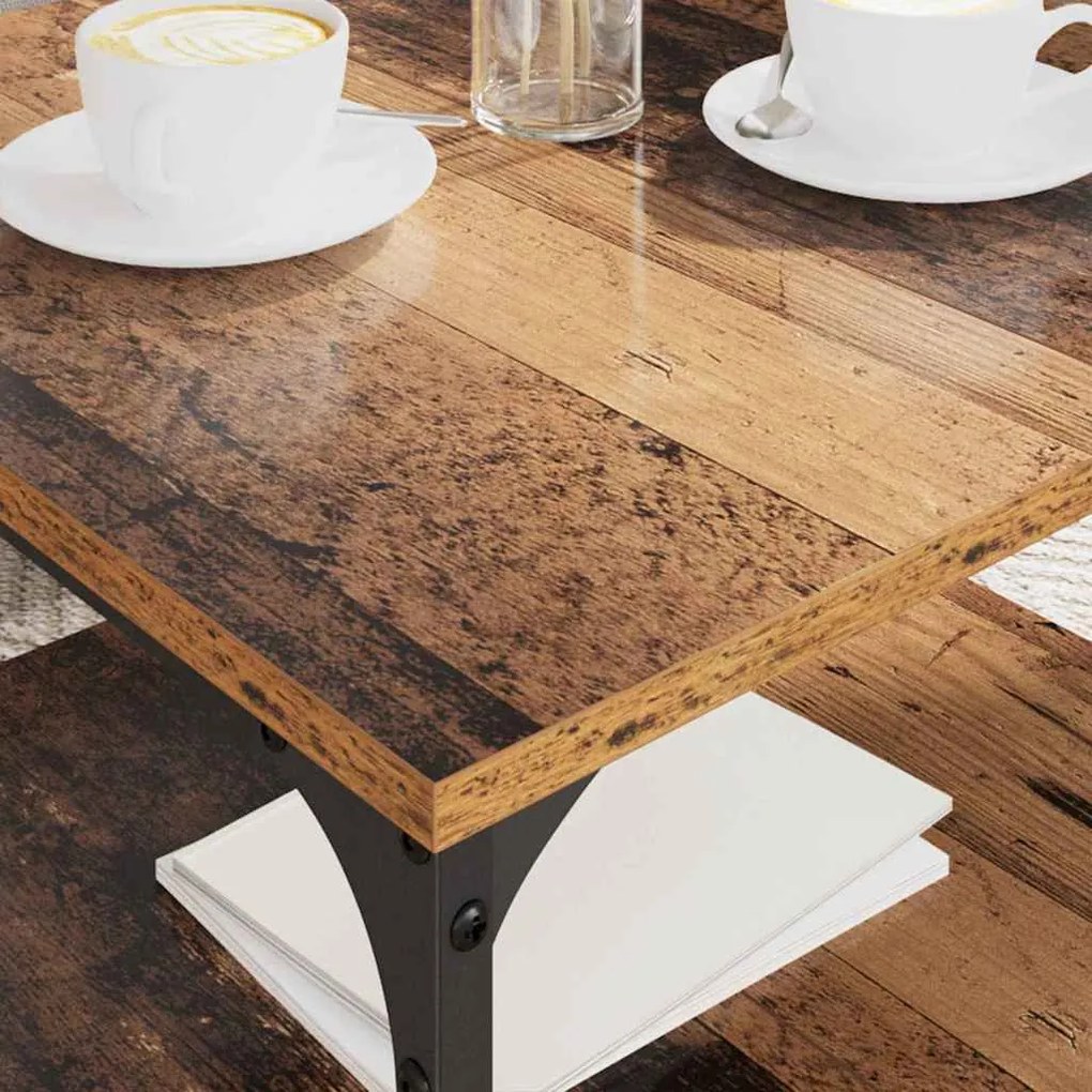 Dohányzóasztal Öreg fa 55 x 55 x 40 cm Faanyag