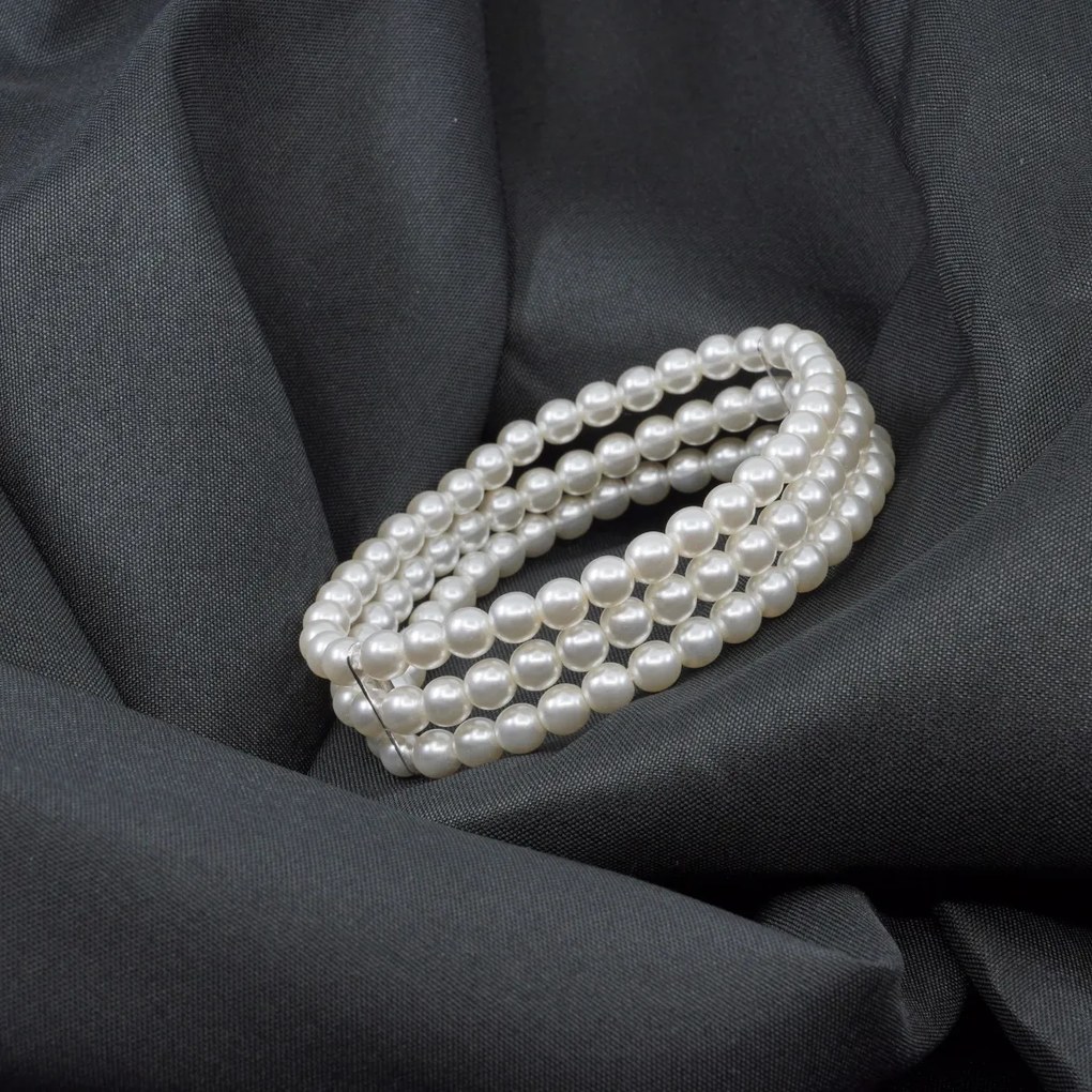 Swarovski-Crystals Gyöngy karkötő Lily