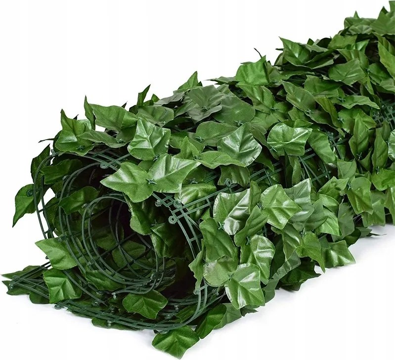 Mesterséges Sövény Árnyékoló Szőnyeg Erkélyvédő Borostyánháló 1mx 3m