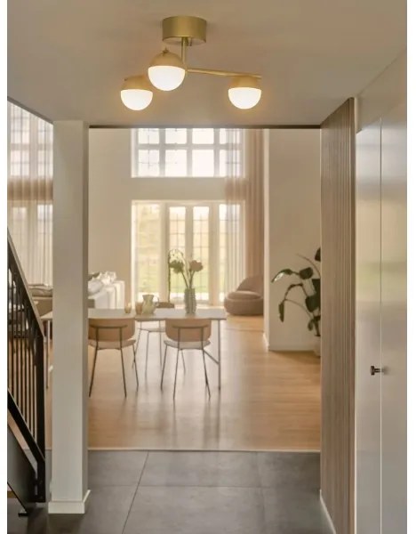 Nordlux - Felületre szerelhető csillár CONTINA 3xG9/5W/230V réz