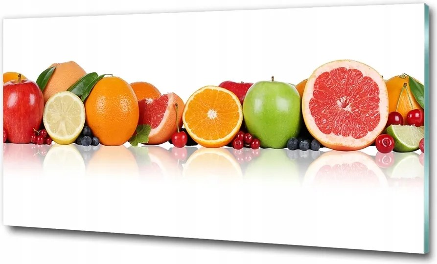 Fotó kép edzett üveg szív cseresznye 100x70