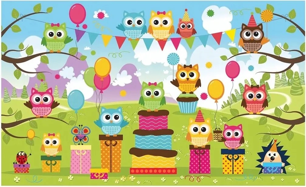 Gyerek fotótapéta baglyok fotótapéta 208 x 146 1375VEXL