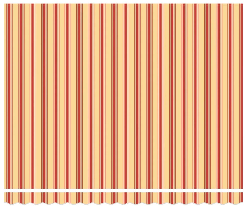 Automatikus Behúzható Árnyékoló LED Sárga és Narancs 400x300 cm
