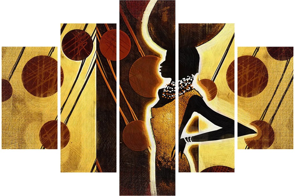 Egy ősi művészeti festmény képe (150x105 cm)
