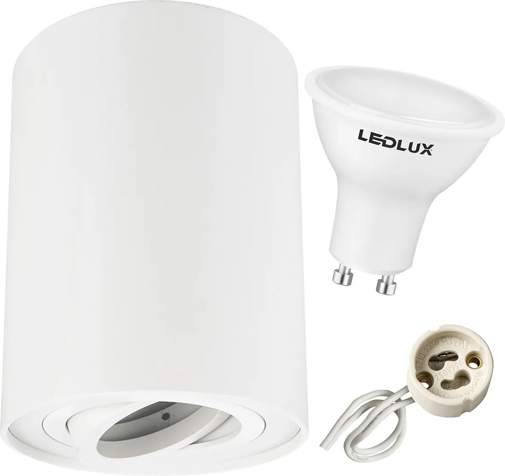 Falra Szerelhető Halogén Lámpatest Mozgatható Cső GU10 7,5W