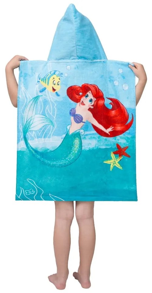 Türkiz frottír gyerek fürdőköpeny Ariel Friends – Jerry Fabrics