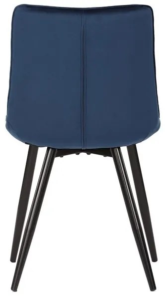 Kék Bársony Étkezőszék. CT-384 BLUE4