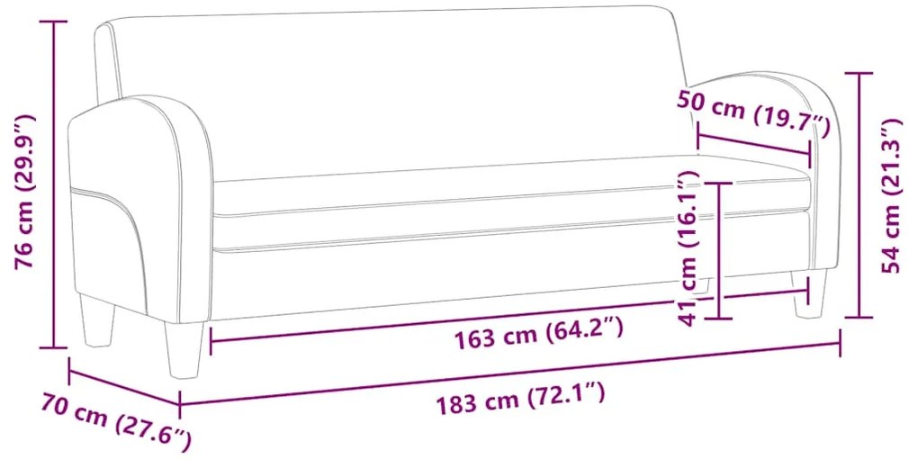 háromszemélyes fekete műbőr kanapé