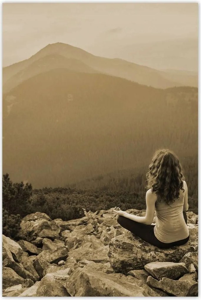 Poszterek 80x120 Pillantás felülről Gondolatok