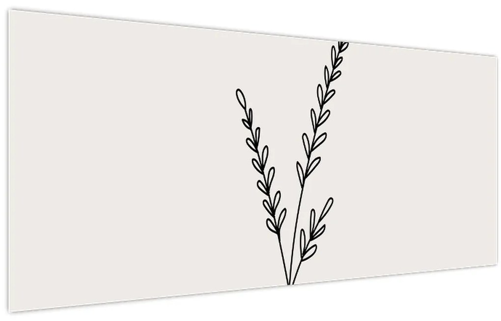 Kép - rét virág N⁰2 (120x50 cm)