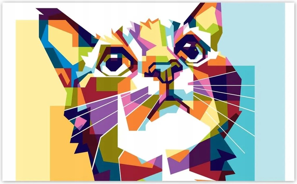 Fotótapéták 520x318 Absztrakt macska