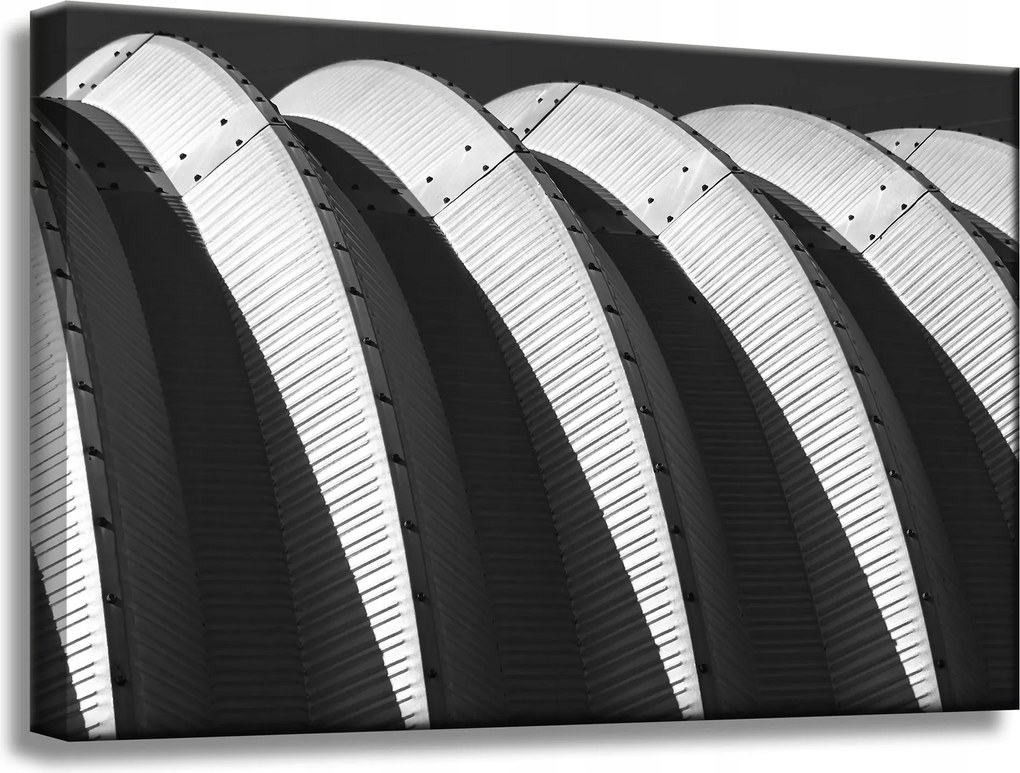 Vászonkép Szürke Absztrakt épület 60x40