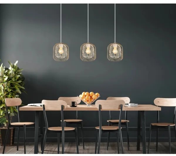 Globo 15965-3H - DICHTI kábeles függőlámpa 3xE27/40W/230V