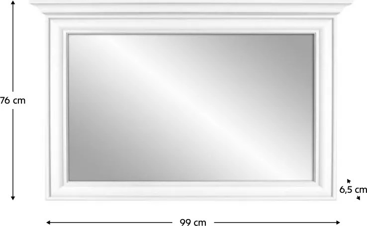 Tükör, alpesi fehér, KENTAK LUS90