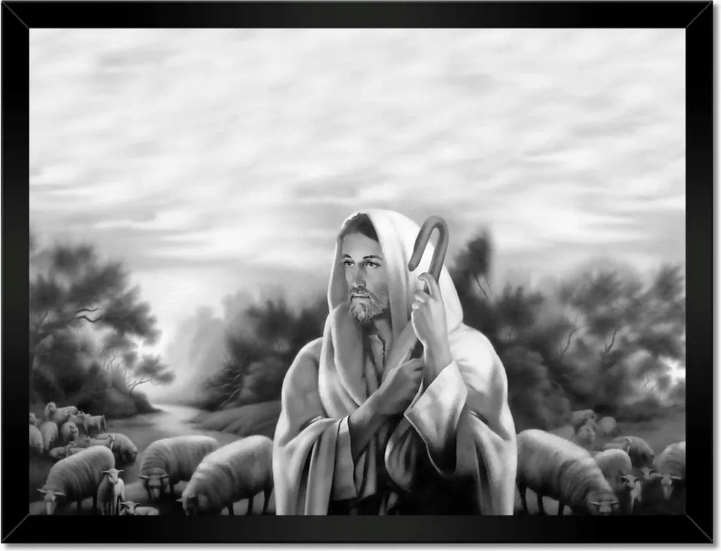 Poszterek keretben 40x30 Jó Pásztor Bárányok