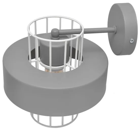 Fali lámpa VOLTA 1xE27/15W/230V szürke