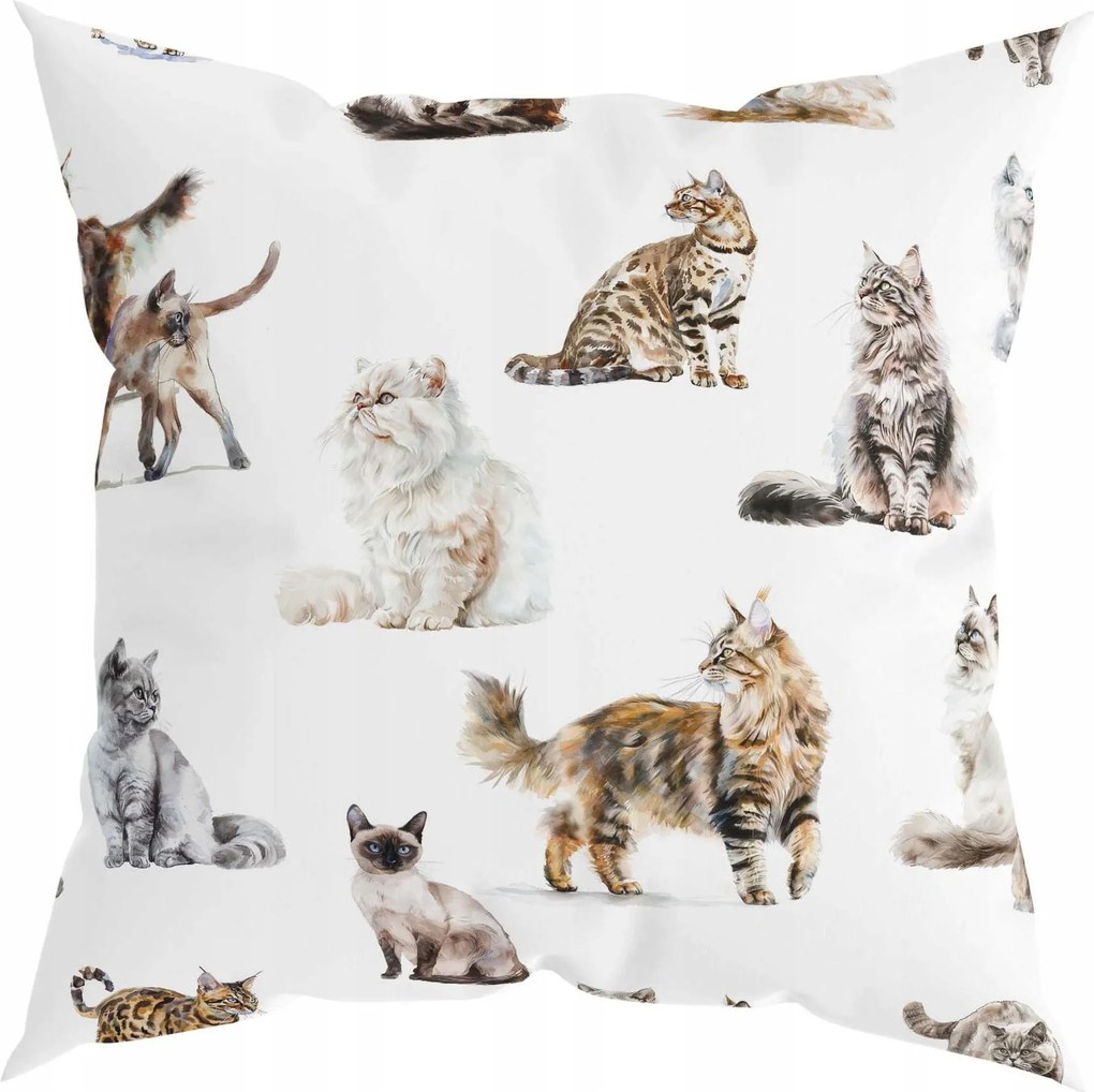 Cica párnahuzat 40x40 Gyerek párnahuzat Macska párnahuzat