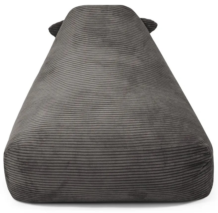 Mustársárga kordbársony gyerek babzsákfotel Snug 80 Dragon – SLOWDOWN