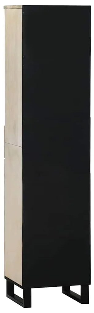 Fürdőszoba Székény polcokkal Barna és fekete 38 x 33 x 160 cm