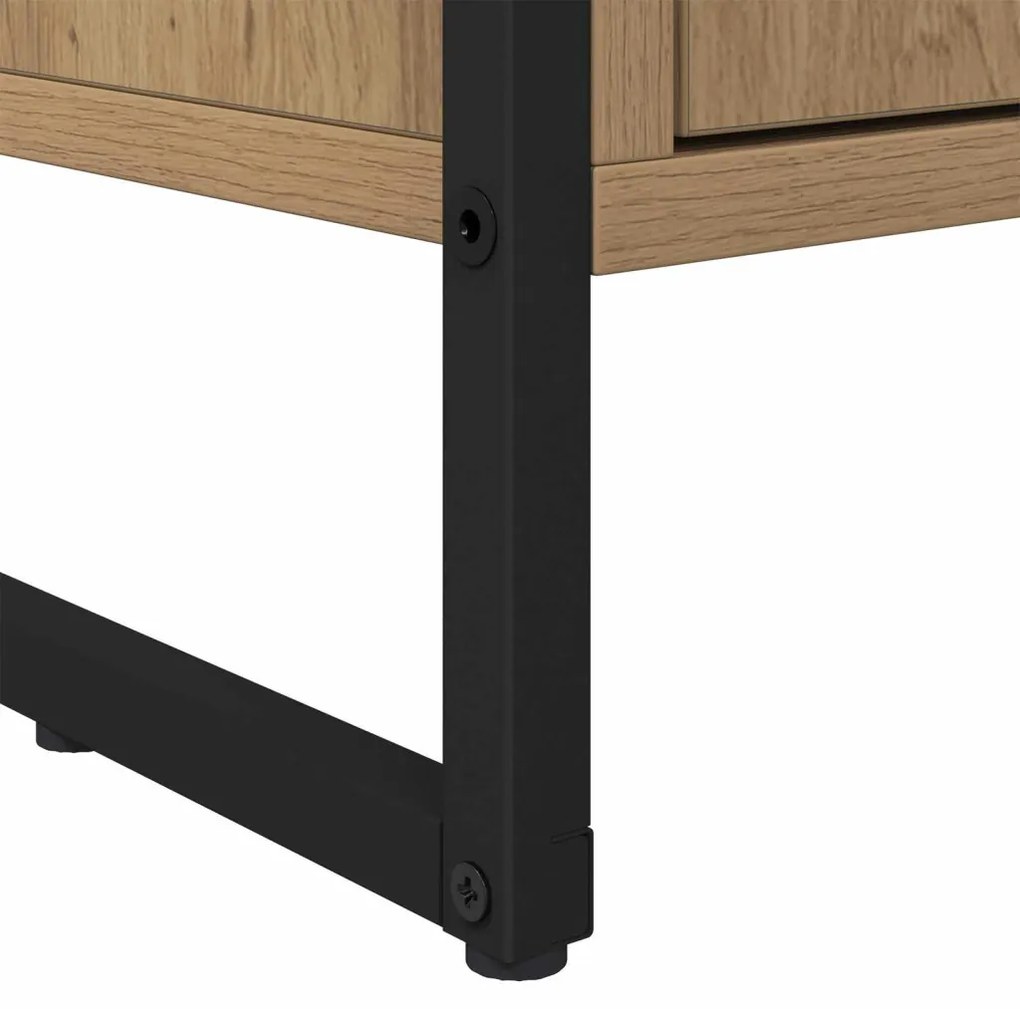 Magas szekrények 2 pcs Művészi tölgy 60 x 36 x 300 cm Faanyag