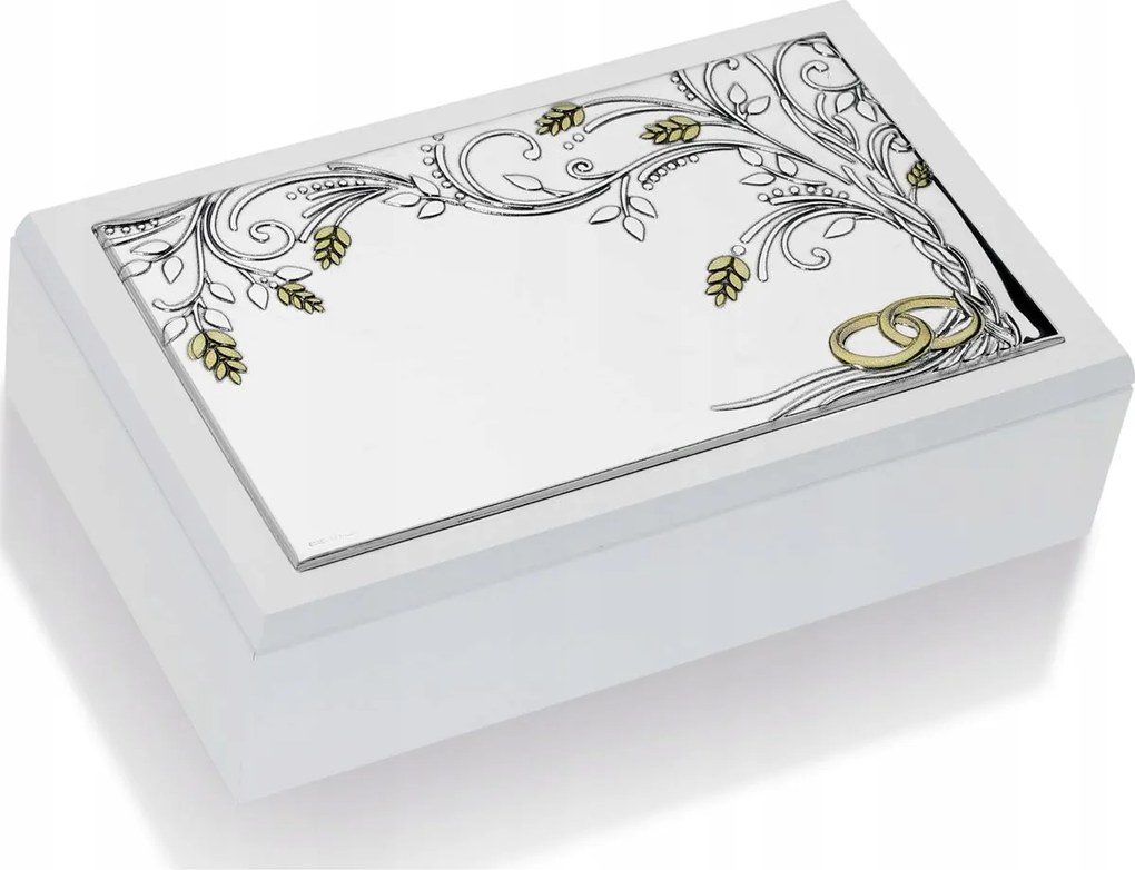 Esküvői gyűrűtartó doboz Méret: 20.5x12.5x5.5 cm Cikkszám: CM453580