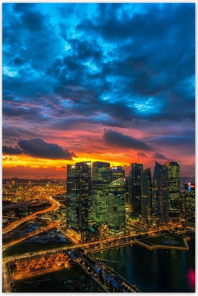 Poszterek 80x120 Városi táj Kilátás