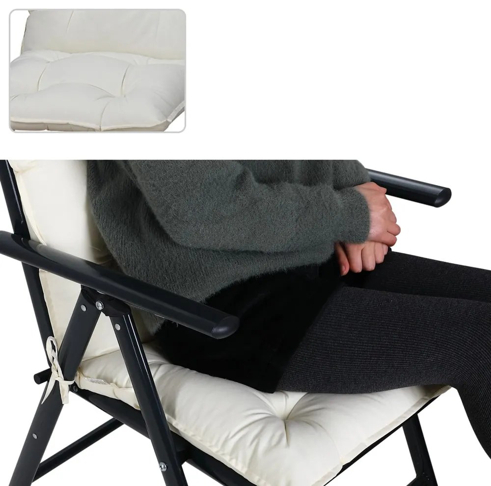 Detex® 6 x Cozy Vanamo ülőpárna 129x53x10 cm - krém