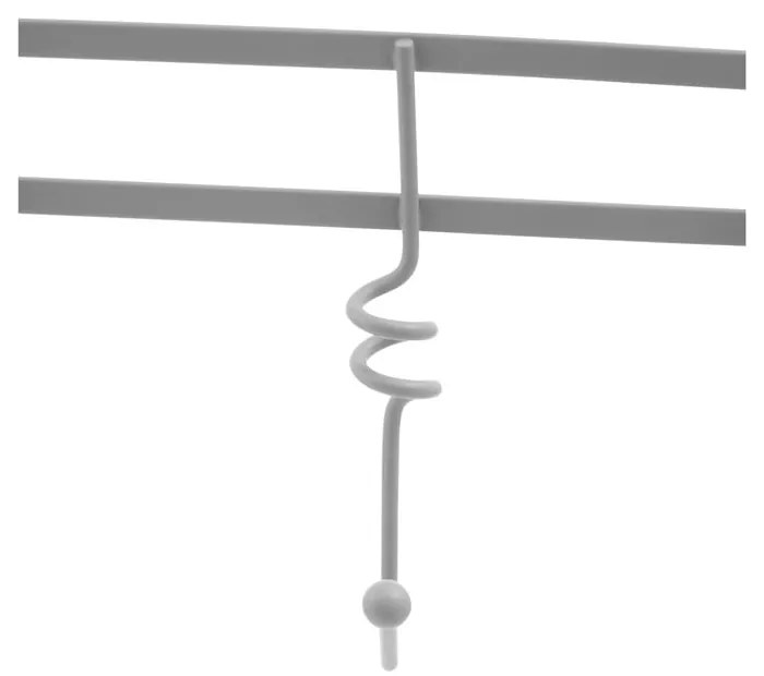 Szürke fém ajtófogas 46 cm Jaxen – Premier Housewares