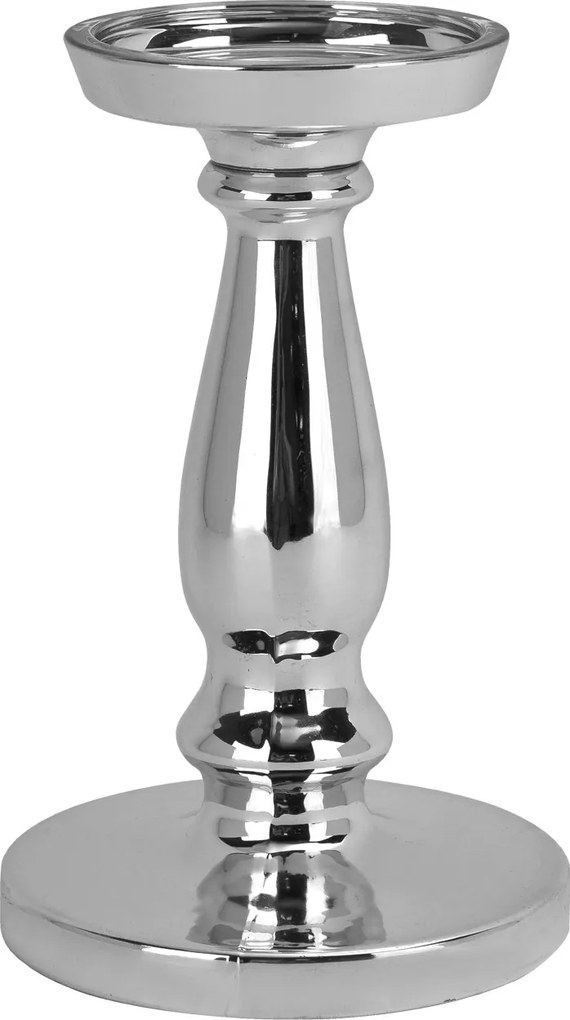 Üveg gyertyatartó 20,5 cm JK0356